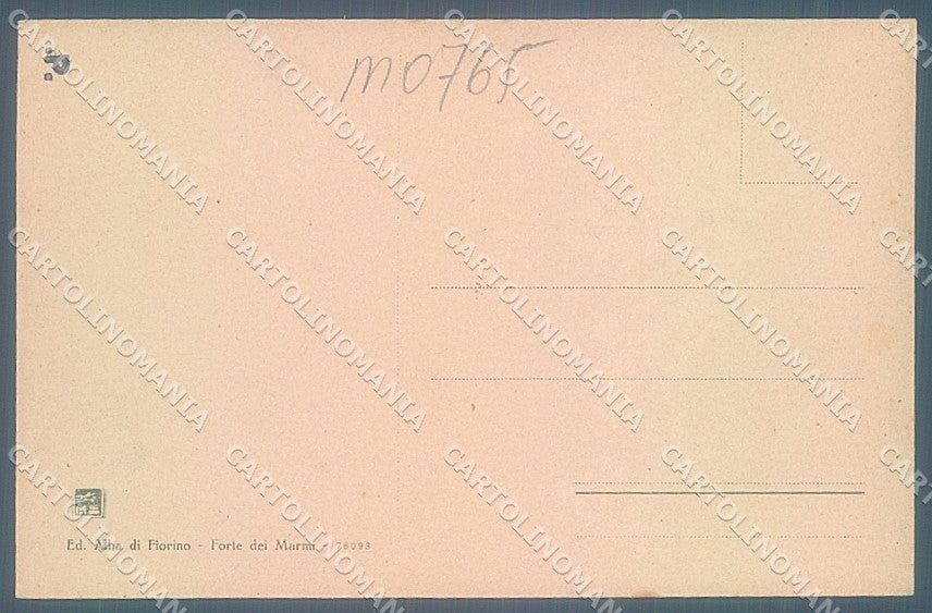 Lucca Forte dei Marmi Ponte Caricatore Modiano 76093 cartolina JK5519 – retro