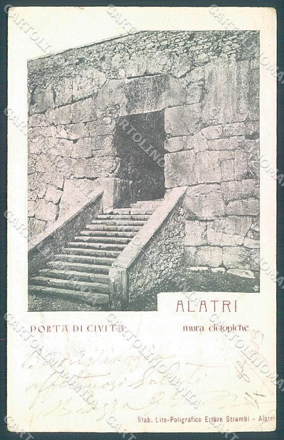 Frosinone Alatri Mura Ciclopiche cartolina JK5524 – fronte
