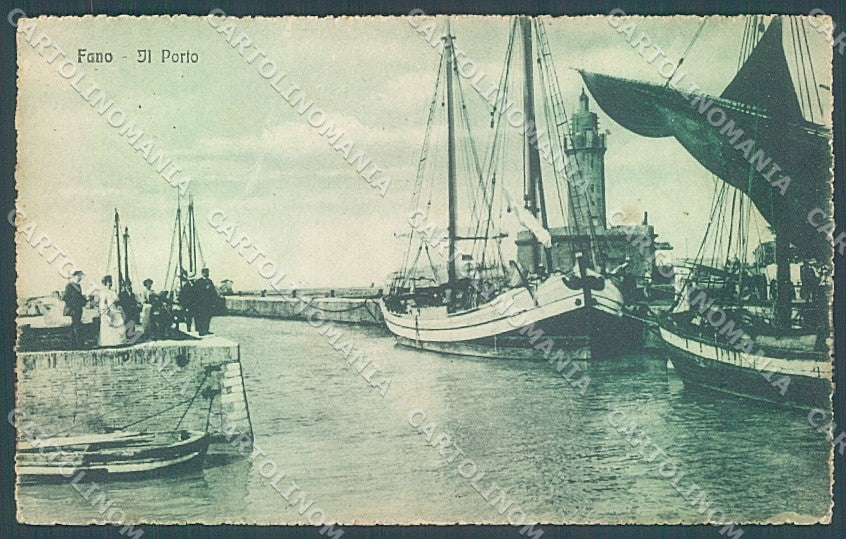 Pesaro Urbino Fano Porto cartolina JK5530 – fronte