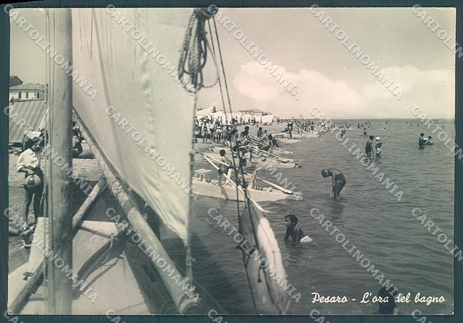 Pesaro Città Spiaggia Foto FG cartolina JK5541 – fronte