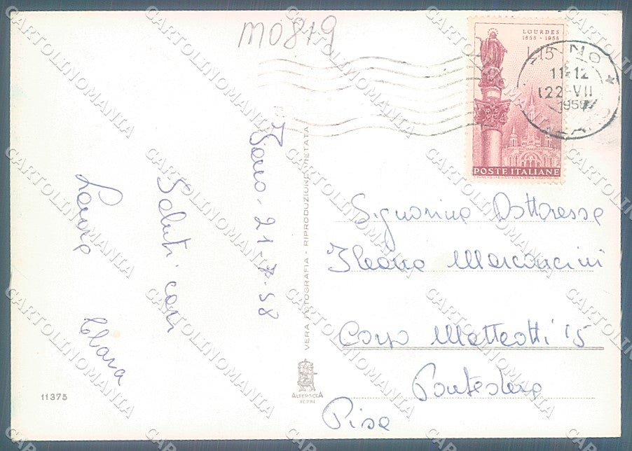 Pesaro Urbino Fano Porto Faro Alterocca 11375 Foto FG cartolina JK5544 – retro