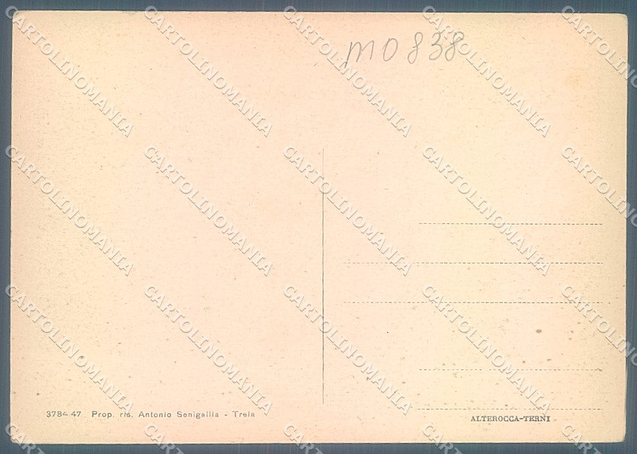 Macerata Treia Banca Alterocca 3784-47 FG cartolina JK5551 – retro