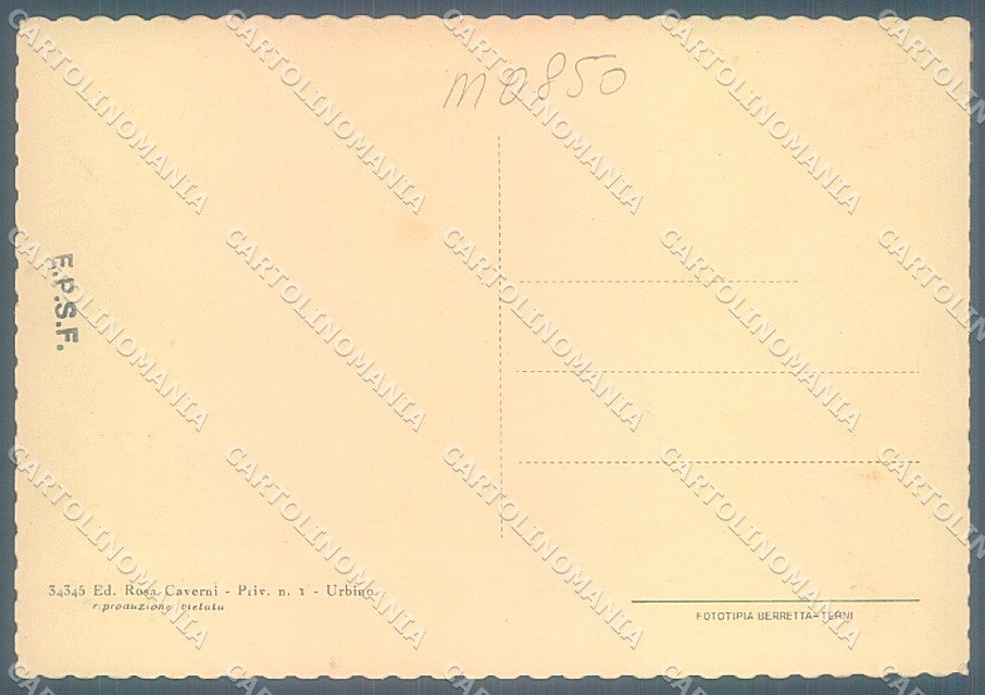 Urbino Città Palazzo Scolastico FG cartolina JK5555 – retro