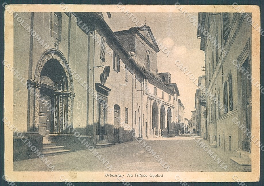 Pesaro Urbino Urbania Chiesa FG cartolina JK5561 – fronte