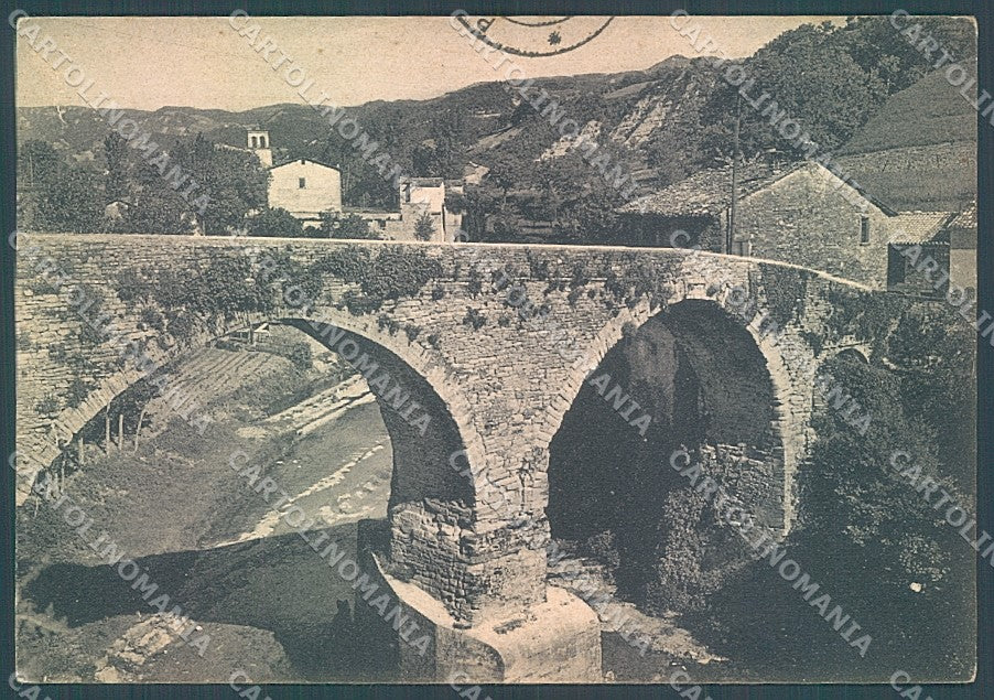 Pesaro Urbino Mercatello sul Metauro Ponte FG cartolina JK5567 – fronte