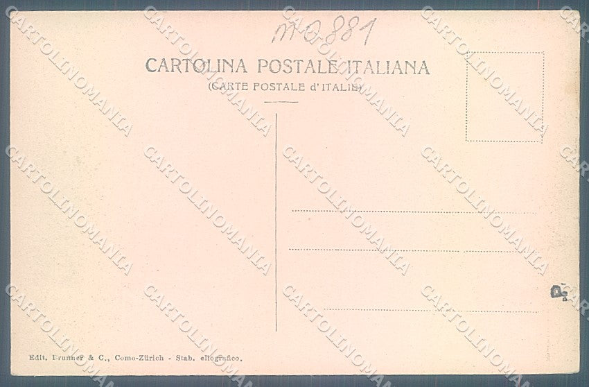 Imperia Ospedaletti Corso Regina Margherita Brunner 7265 cartolina JK5572 – retro