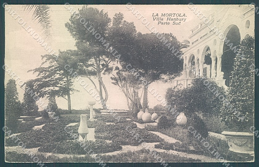 Imperia Mortola Villa Hanbury cartolina JK5577 – fronte