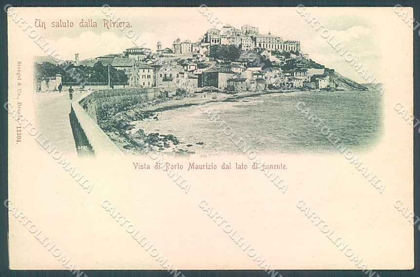 Imperia Porto Maurizio saluto da Stengel 11304 cartolina JK5581 – fronte
