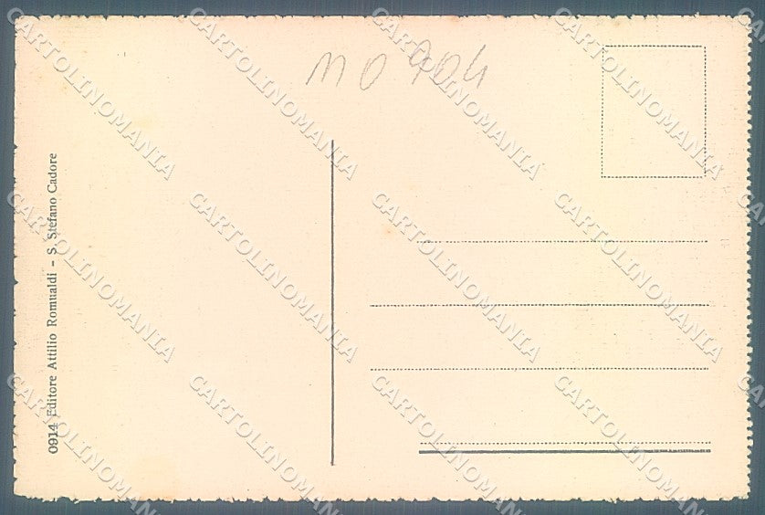 Belluno Alto Cadore Candide cartolina JK5584 – retro