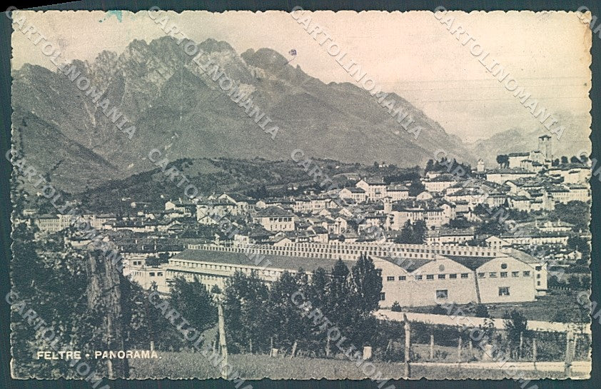 Belluno Feltre PIEGA cartolina JK5585 – fronte