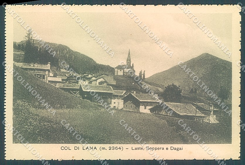 Belluno Col di Lana cartolina JK5589 – fronte
