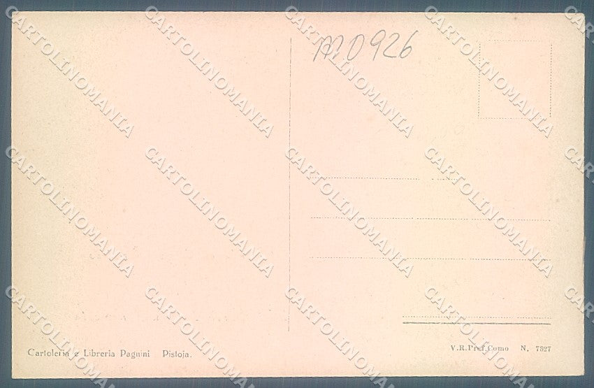 Pistoia Pontepetri Grande Albergo Paradiso Nevicata cartolina JK5591 – retro