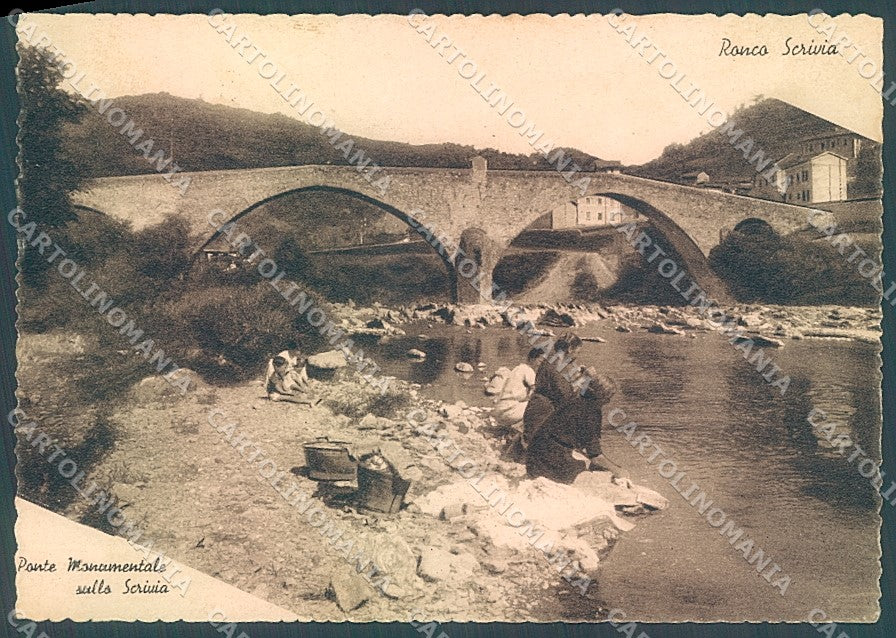 Genova Ronco Scrivia Ponte Monumentale FG cartolina JK5602 – fronte