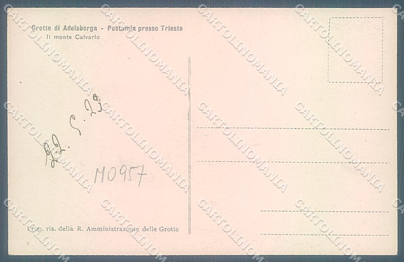 Trieste Postumia Grotte Carso Foto cartolina JK5605 – retro