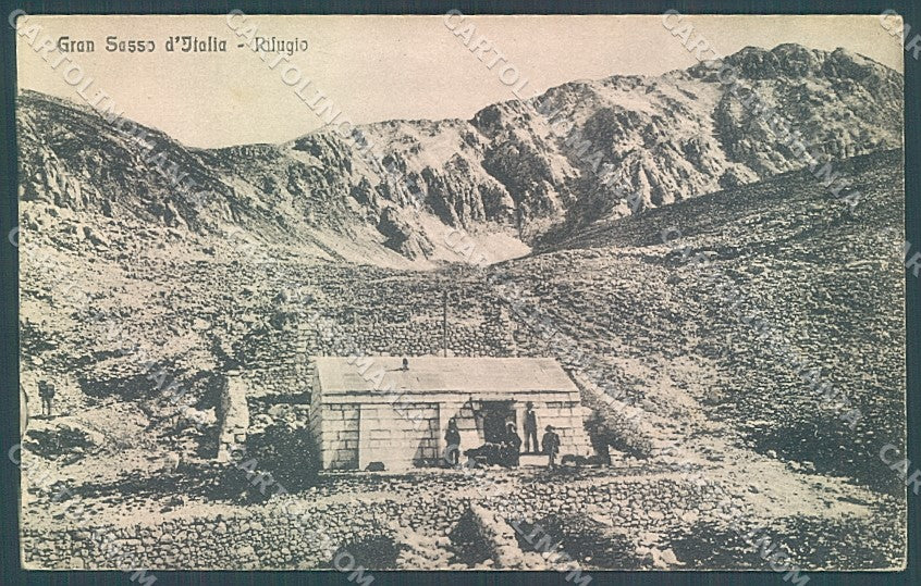 L'Aquila Gran Sasso Rifugio Alterocca 1396 cartolina JK5606 – fronte