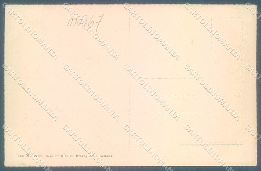 Belluno Falzarego Rifugio Breveglieri 626 cartolina JK5607 – retro