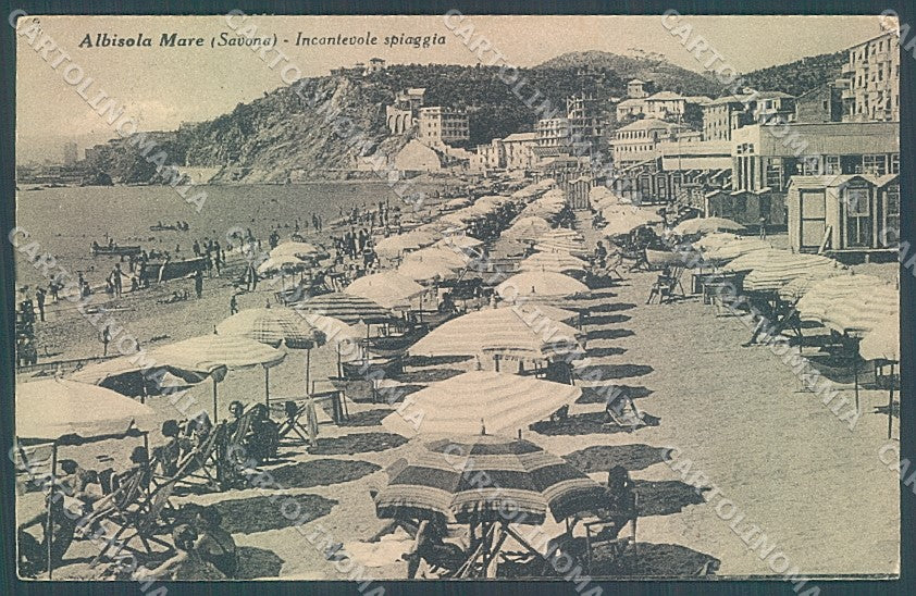 Savona Albisola Spiaggia cartolina JK5615 – fronte