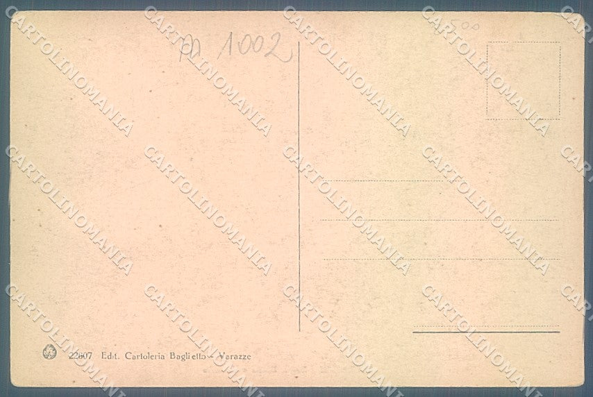 Savona Varazze Bagni Diana e Colombo Brunner 22607 cartolina JK5616 – retro