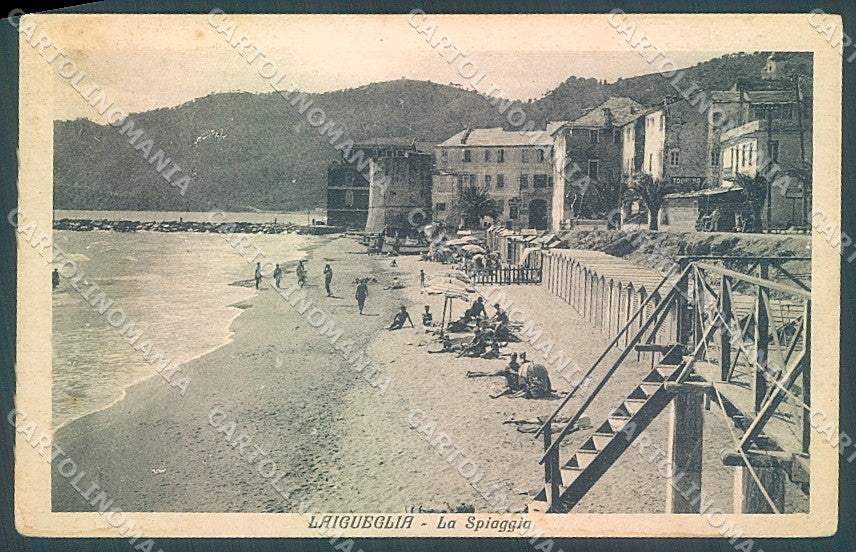 Savona Laigueglia Spiaggia cartolina JK5617 – fronte