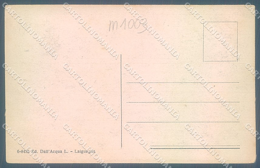 Savona Laigueglia Spiaggia cartolina JK5617 – retro
