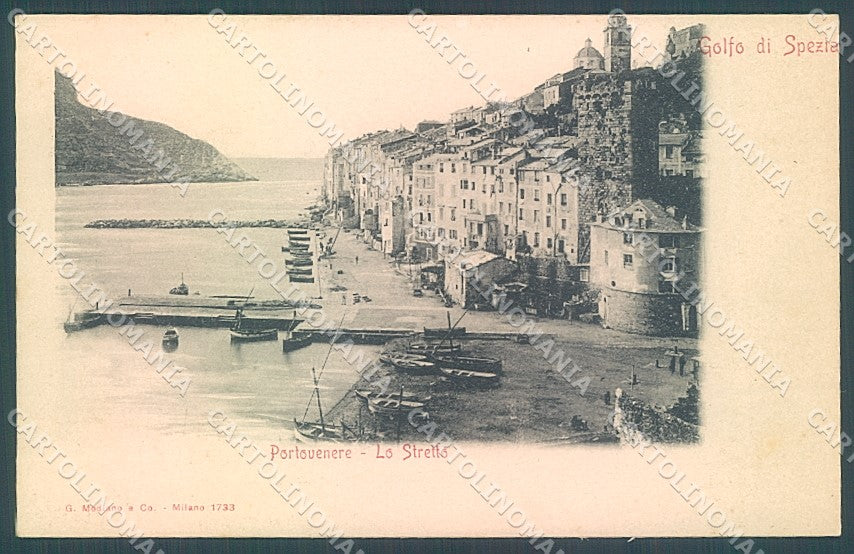La Spezia Portovenere Golfo Modiano 1733 cartolina JK5618 – fronte