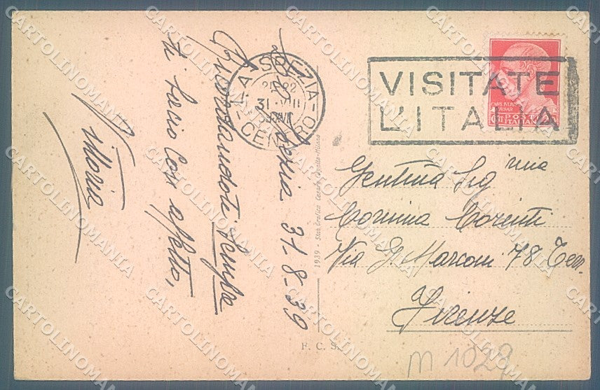 La Spezia Città Chiesa della Madonna della Neve cartolina JK5628 – retro