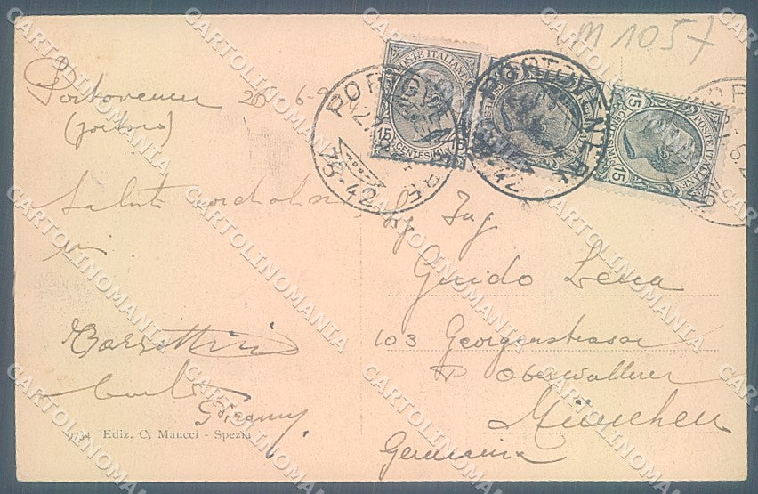 La Spezia Portovenere cartolina JK5643 – retro