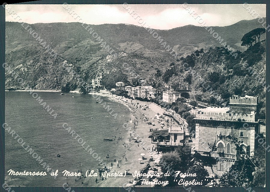 La Spezia Monterosso Spiaggia Foto FG cartolina JK5648 – fronte