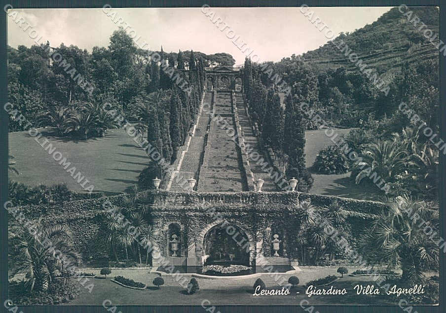 La Spezia Levanto Giardino Villa Agnelli Foto FG cartolina JK5649 – fronte