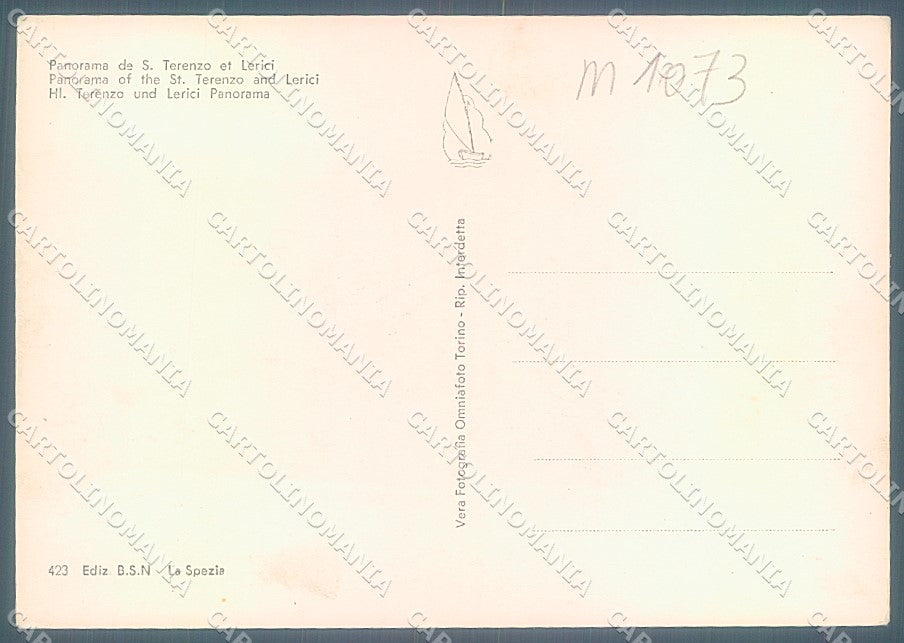 La Spezia San Terenzo Foto FG cartolina JK5651 – retro