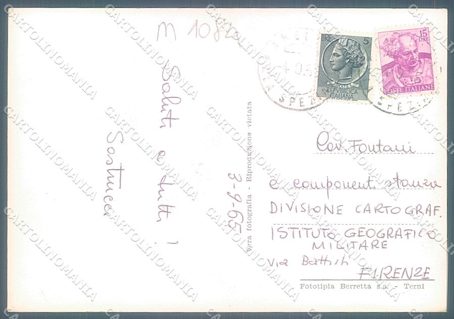 La Spezia Ameglia Bocca di Magra Foto FG cartolina JK5659 – retro