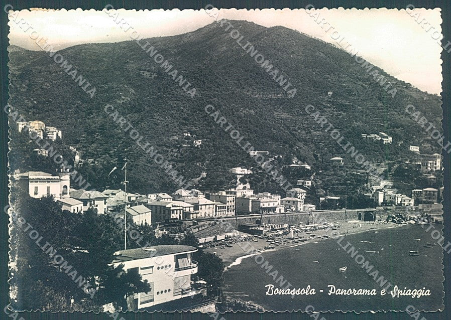 La Spezia Bonassola Spiaggia Foto FG cartolina JK5662 – fronte