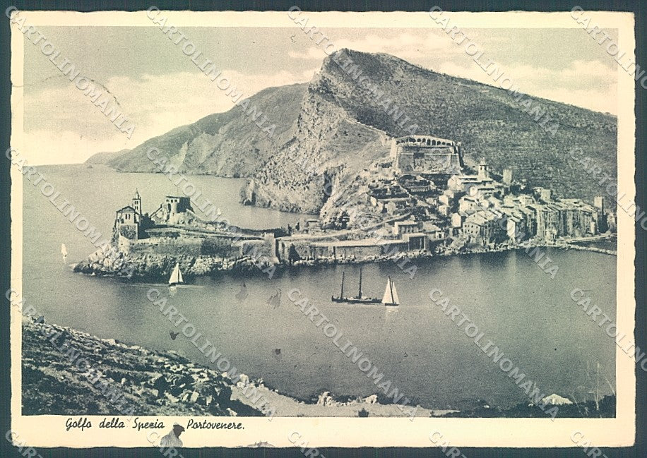La Spezia Portovenere Golfo Chiesa San Pietro FG cartolina JK5663 – fronte