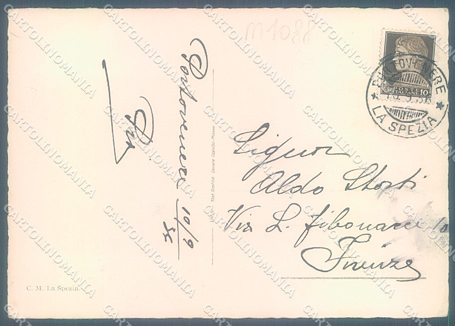 La Spezia Portovenere Golfo Chiesa San Pietro FG cartolina JK5663 – retro