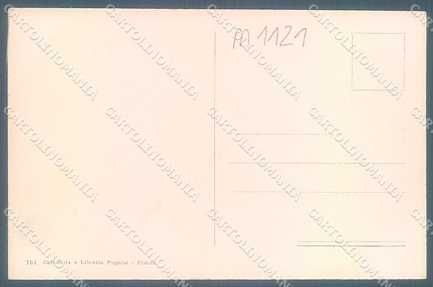 Pistoia Città Banca Farmacia cartolina JK5673 – retro