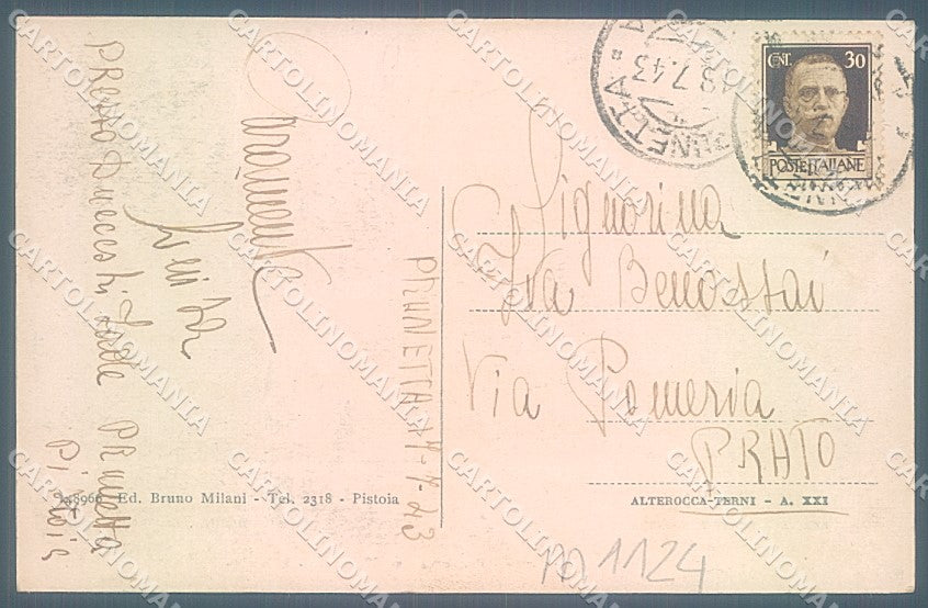 Pistoia Prunetta Pascolo Alterocca 148966 cartolina JK5675 – retro