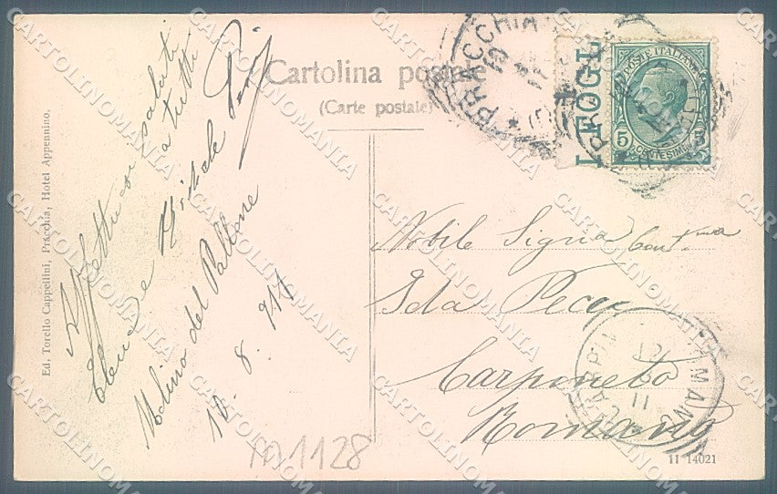 Pistoia Pracchia cartolina JK5677 – retro