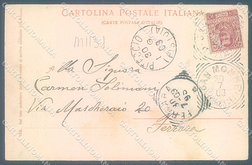 Pistoia Porretta Appennino Toscano ricordo di PIEGHINA cartolina JK5679 – retro