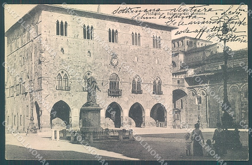 Pistoia Città Palazzo del Comune cartolina JK5684 – fronte