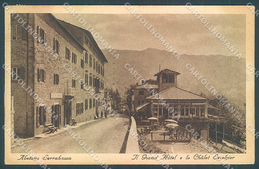 Pistoia Abetone Serrabassa Grand Hotel cartolina JK5689 – fronte