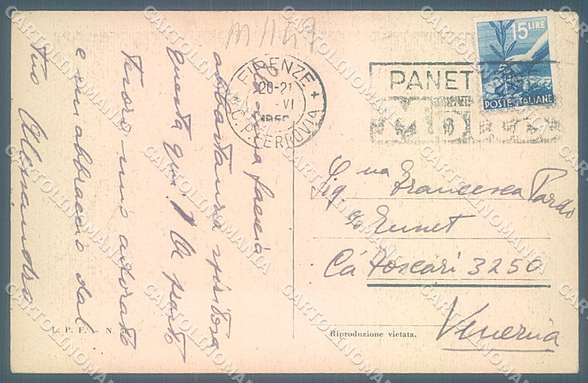 Pistoia Abetone Serrabassa Grand Hotel cartolina JK5689 – retro