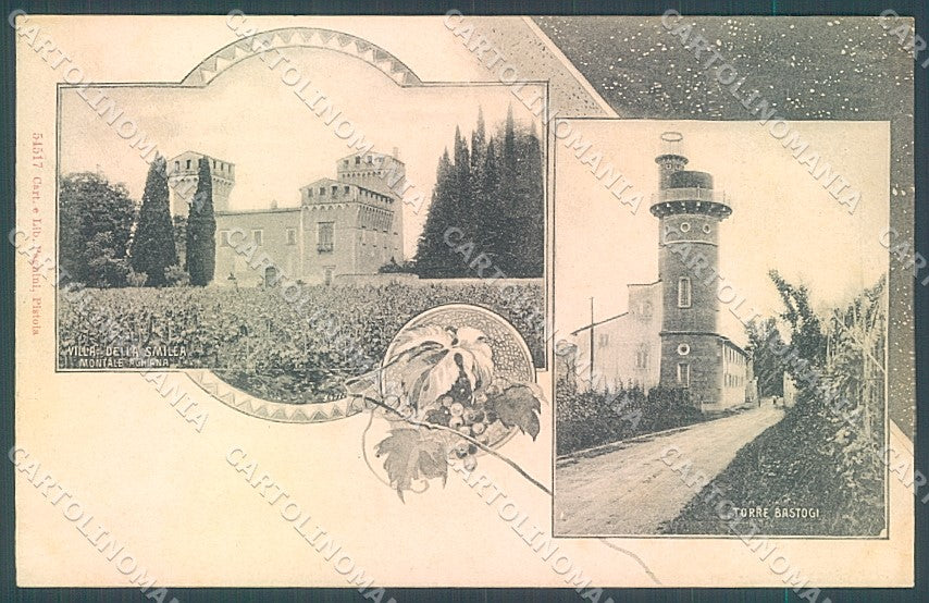 Pistoia Montale Agliana Torre Bastogi Castello cartolina JK5694 – fronte