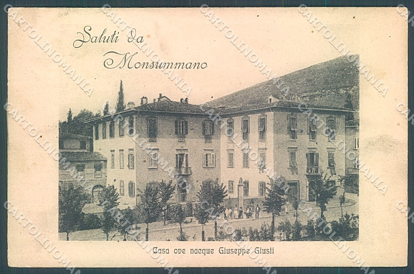Pistoia Monsummano saluti da cartolina JK5697 – fronte