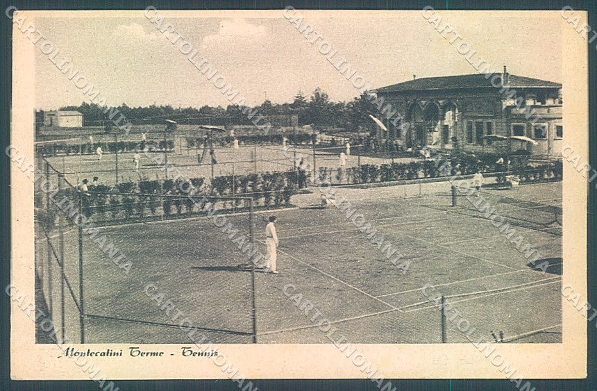 Pistoia Montecatini Terme Tennis cartolina JK5700 – fronte