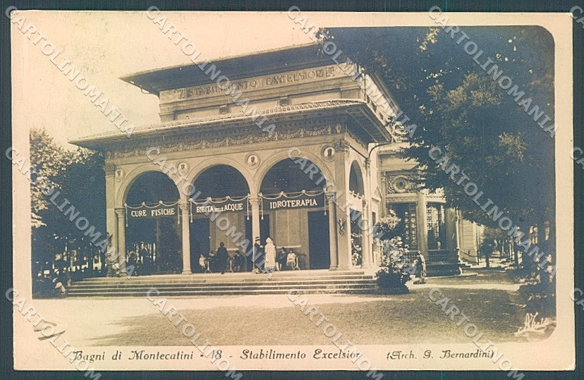 Pistoia Montecatini Terme Stabilimento Excelsior Foto cartolina JK5705 – fronte
