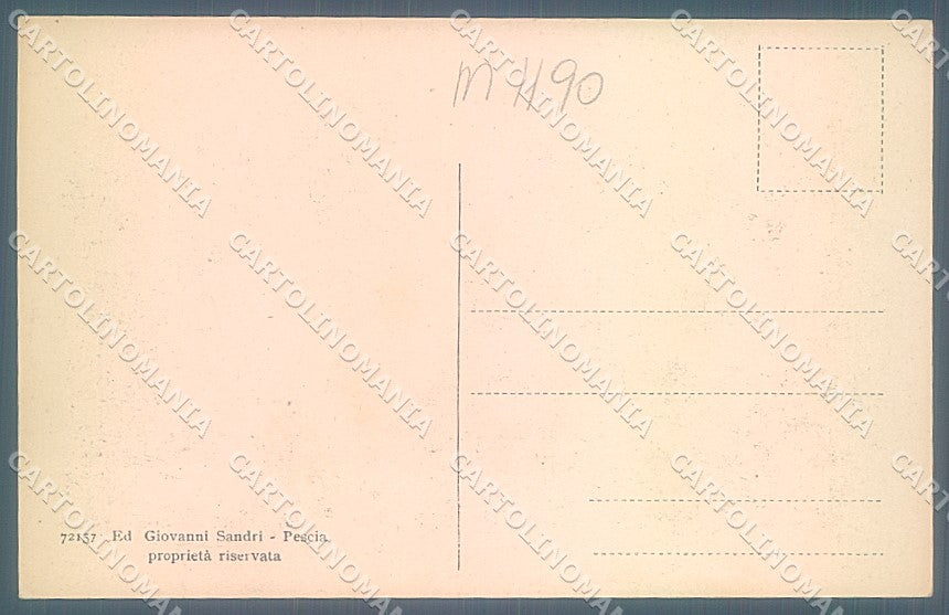 Pistoia Pescia Pietrabuona Castello cartolina JK5711 – retro