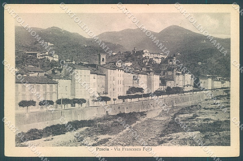 Pistoia Pescia Via Francesco Forti cartolina JK5713 – fronte