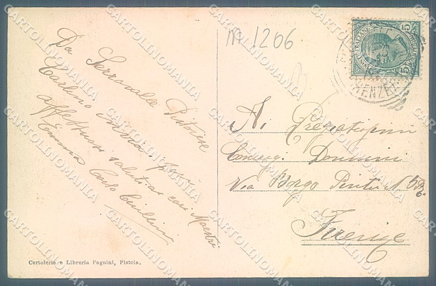 Pistoia Serravalle cartolina JK5718 – retro