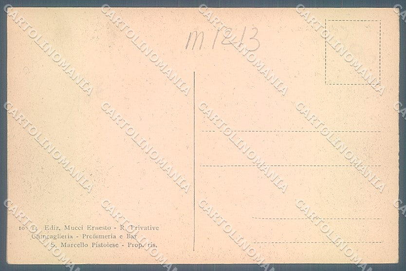 Pistoia San Marcello Pistoiese cartolina JK5720 – retro