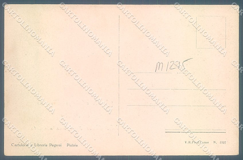 Pistoia Pontepetri Grande Albergo Paradiso Nevicata cartolina JK5721 – retro